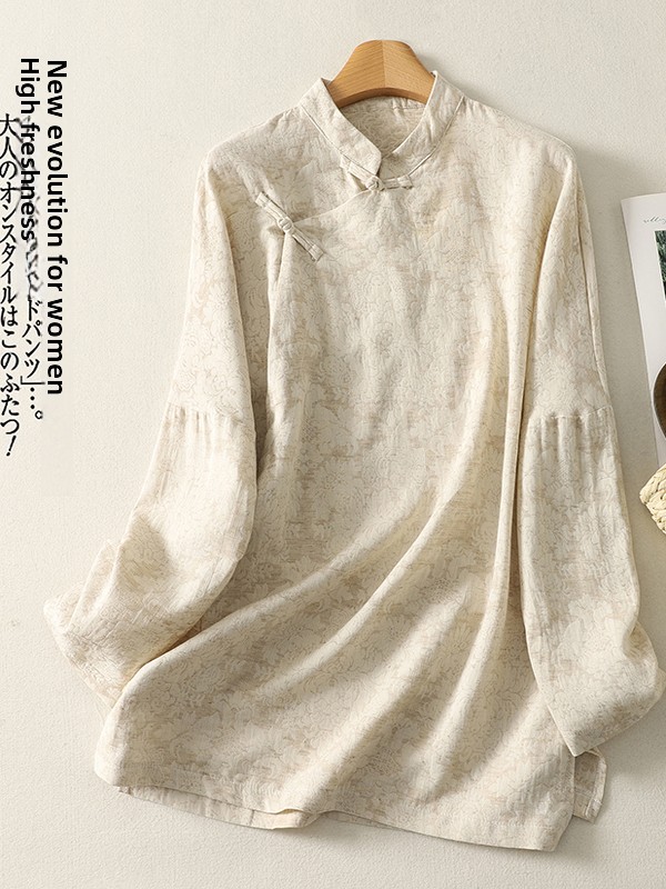 Embroidery Cotton Shirt - Camisa Feminina Oversized de Algodão e
