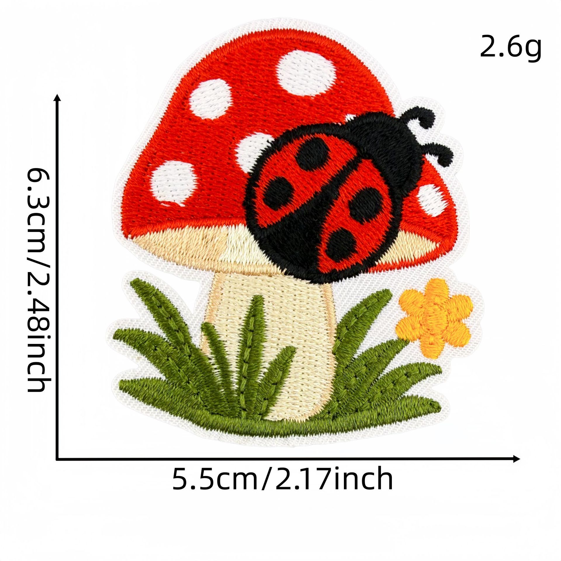 10 unidades de apliques bordad - Embroidery Lady Bug avaliação e preço
