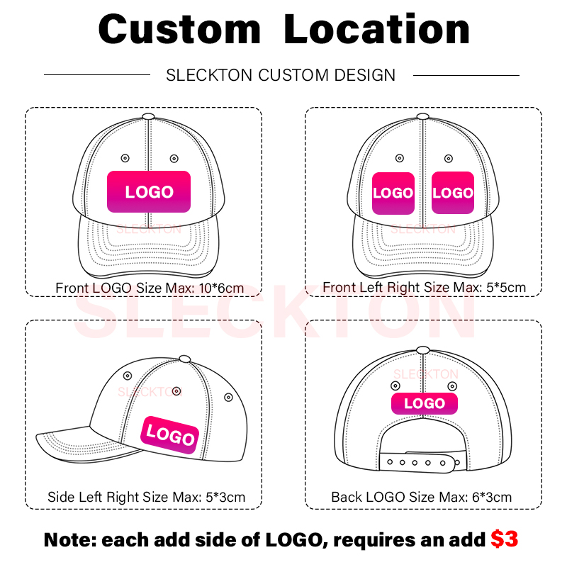 SLECKTON Boné de beisebol de a - Embroidery Design Logo avaliação e preço
