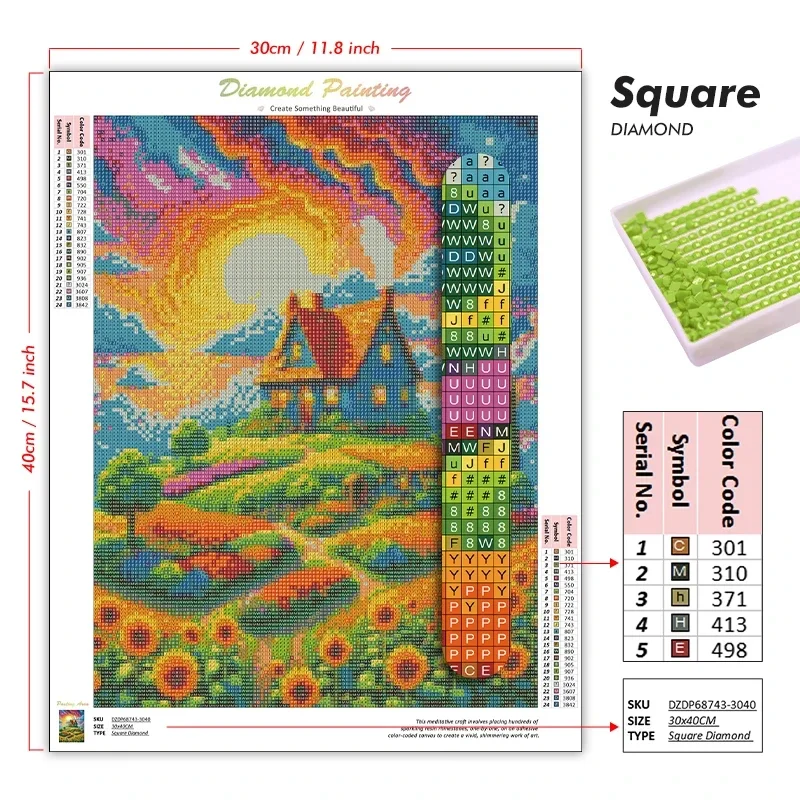 1 unidade Kit de Pintura Diama - Embroidery Bali avaliação e preço
