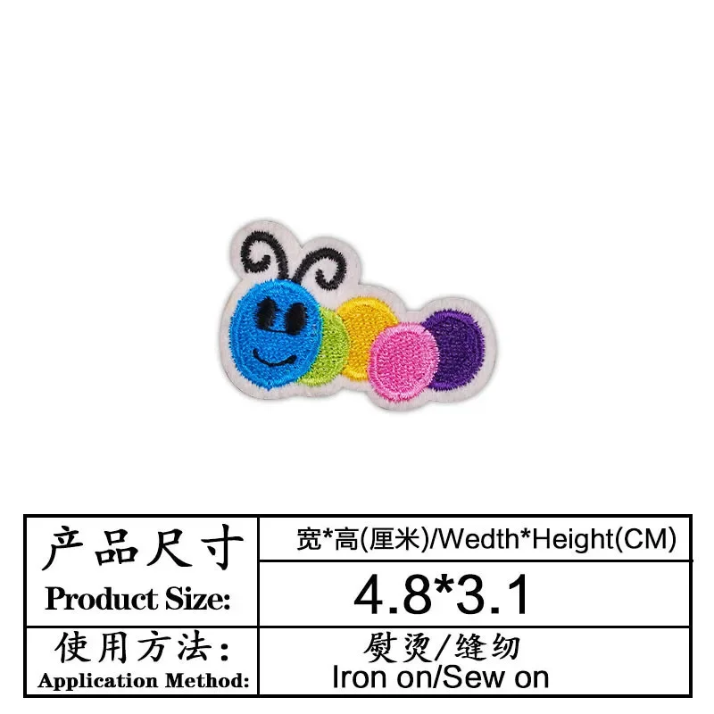 100 pçs/lote pequeno bordado r - Embroidery Lady Bug avaliação e preço